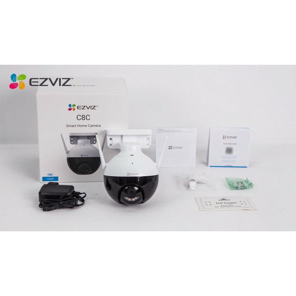 Camera Wifi Ezviz C8C 1080P FHD-Chính hang- Camera ngoài trời có khả năng xoay, Tích hợp AI-BẢO HÀNH 24 THÁNG | BigBuy360 - bigbuy360.vn