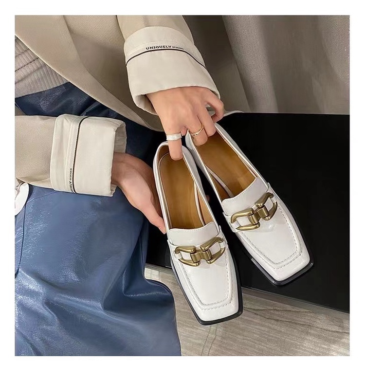 Giày Cao Gót 7CM Đế Dày Phong Cách Retro Thời Trang Cho Nữ