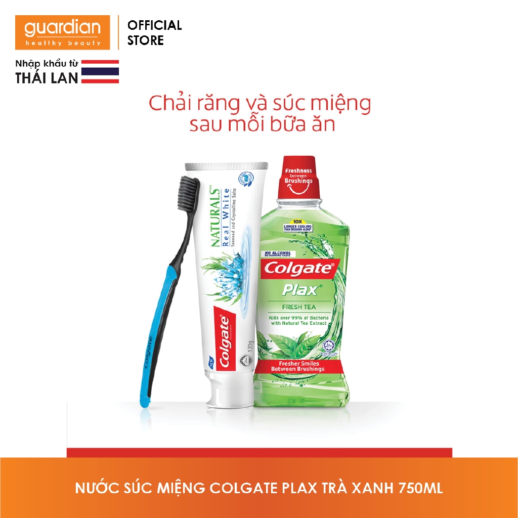 Nước súc miệng Colgate Plax trà xanh 750ML