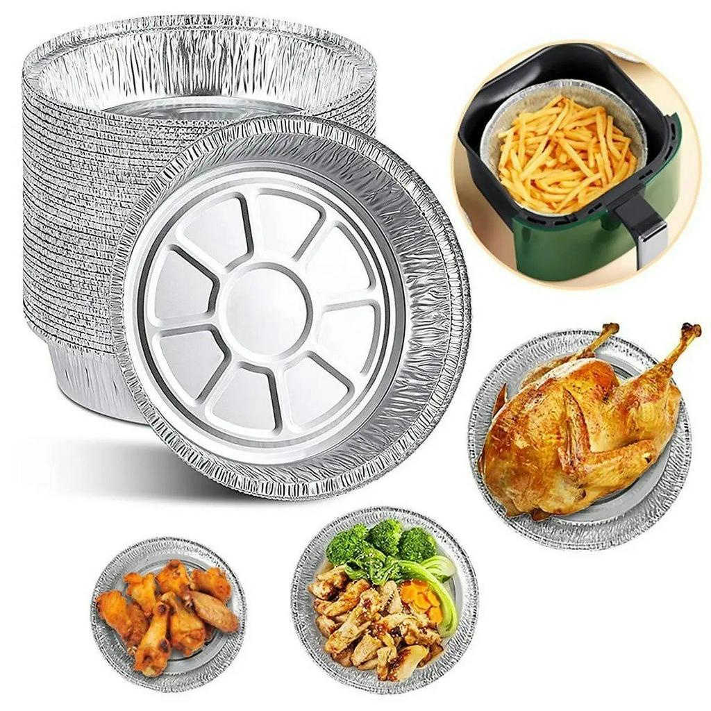 Khay giấy bạc lót nồi chiên không dầu size 22