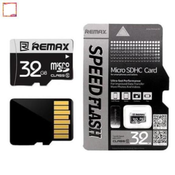 {Chính Hãng} Thẻ Nhớ Chính Hãng Remax 32G Class 10 NK - BH 05 Năm