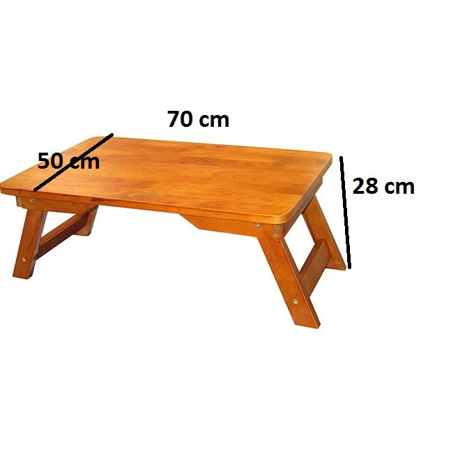 Bàn học sinh,bàn ăn ngồi bệt ,bàn xếp gỗ tự nhiên  50x 70cm,không thấm nước | BigBuy360 - bigbuy360.vn