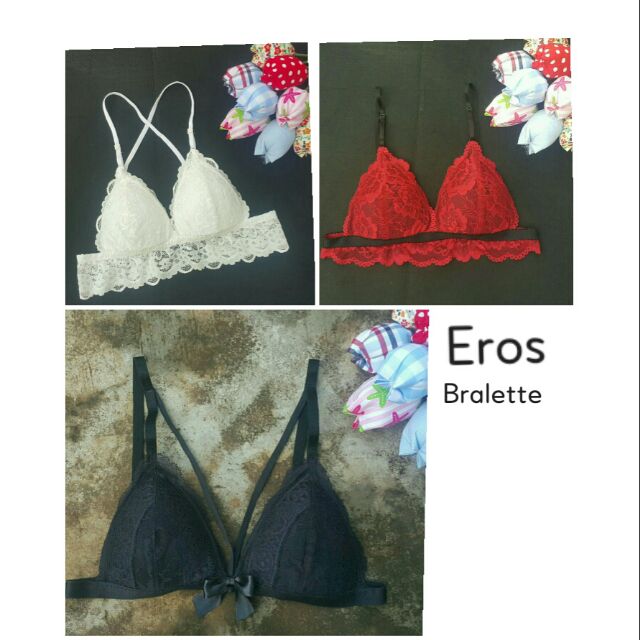 Combo áo lót trắng, đỏ, đen