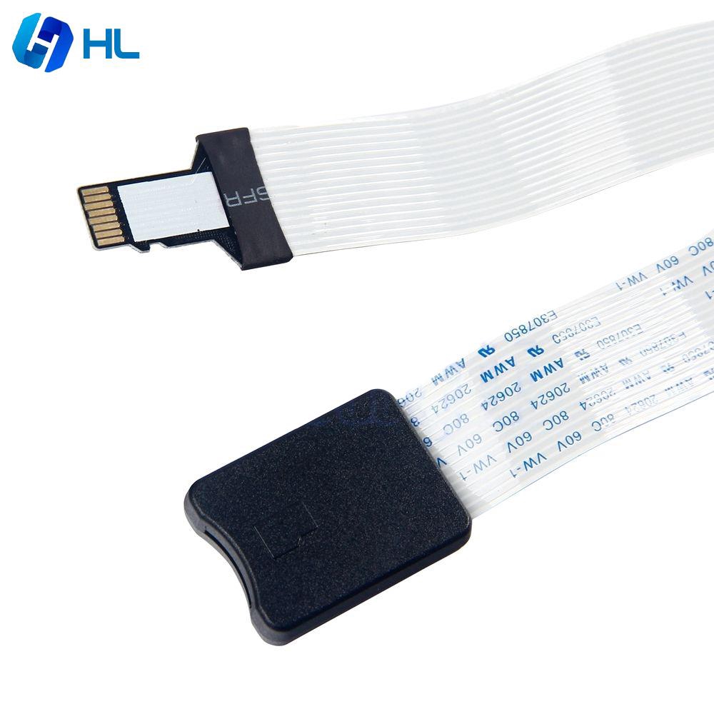 48CM TF to Micro SD Flex Zip Extension Cable Adapter LED/LCD Screen Smartphone