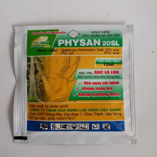 Combo 2 gói Thuốc đặc trị vi khuẩn Physan 20SL 16ml trừ bệnh thối nhũn cây phong lan