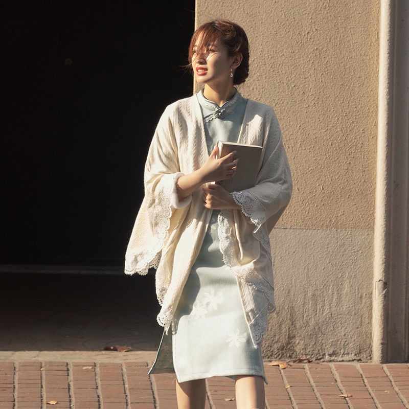 Đầm sườn xám cách tân thời trang xuân thu năm 2021 | BigBuy360 - bigbuy360.vn