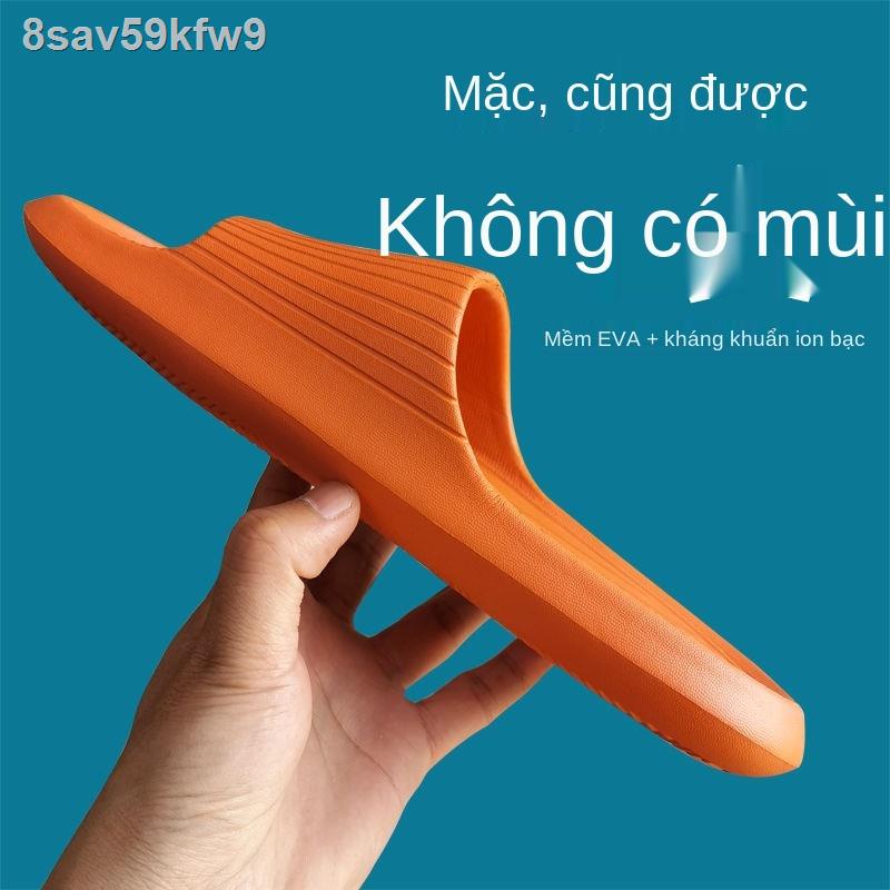 Dép eva dưới mềm nữ mùa hè nam phòng tắm trong nhà cặp vợ chồng gia đình không trơn trượt khử mùi kháng khuẩn v