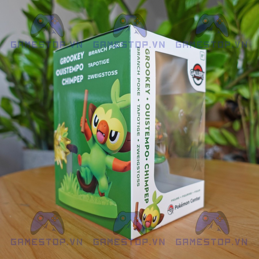 Mô hình Pokemon Grookey/Sarunori 6CM Brand Poke Gallery nhựa RESIN CHÍNH HÃNG MỸ Pokemoncenter GAL02