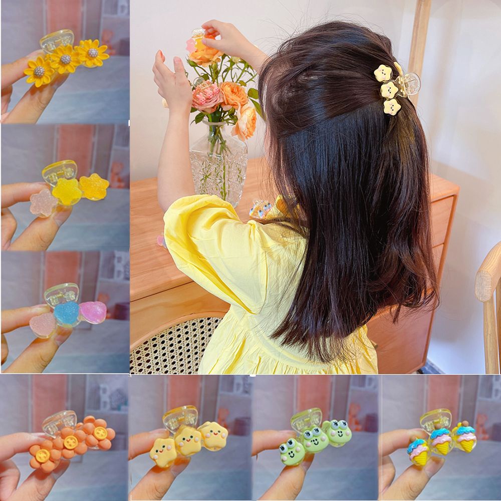 Kẹp tóc hình ngôi sao/hoa/hoa xinh xắn thời trang cho bé gái MIHAN1