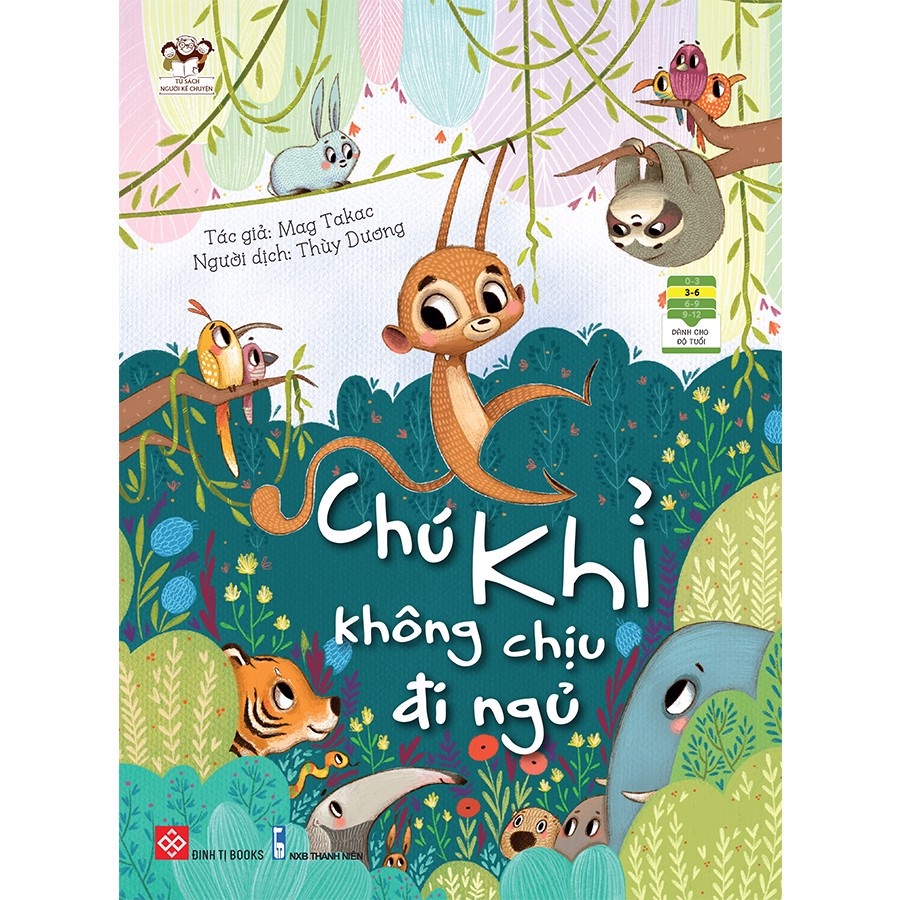 Sách - Chú khỉ không chịu đi ngủ - đinh tị