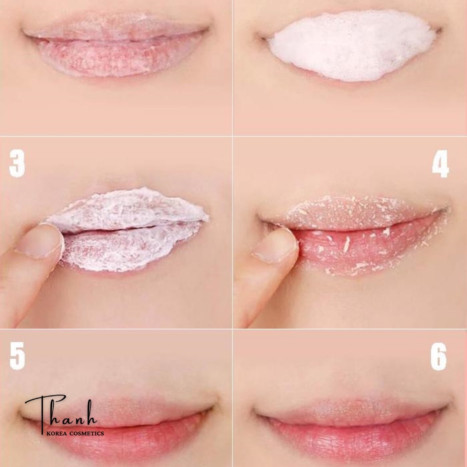 Tẩy Da Chết Môi Unpa Bubi Bubi Bubble Lip Scrub Gel Sủi Bọt, Hồng Môi Hàn Quốc 10ml