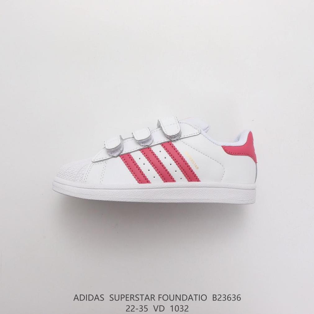 🐱 Giày Thể Thao Adidas Superstar W Thời Trang Năng Động Cho Bé 108050