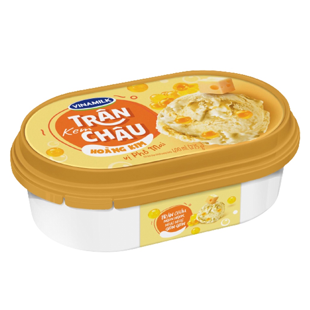 Kem hộp 450mL Vinamilk các vị (tặng kèm bánh Côn- ỐcQuế )