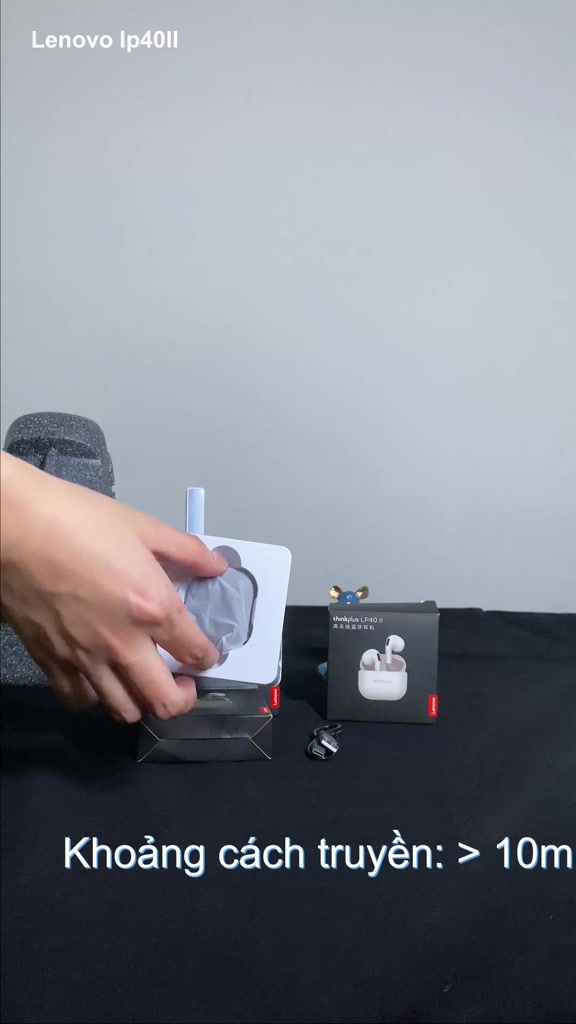 Tai Nghe Bluetooth Lenovo LP40 Plus có chất lượng âm thanh tốt và tích hợp micro Bluetooth 5.3 | BigBuy360 - bigbuy360.vn