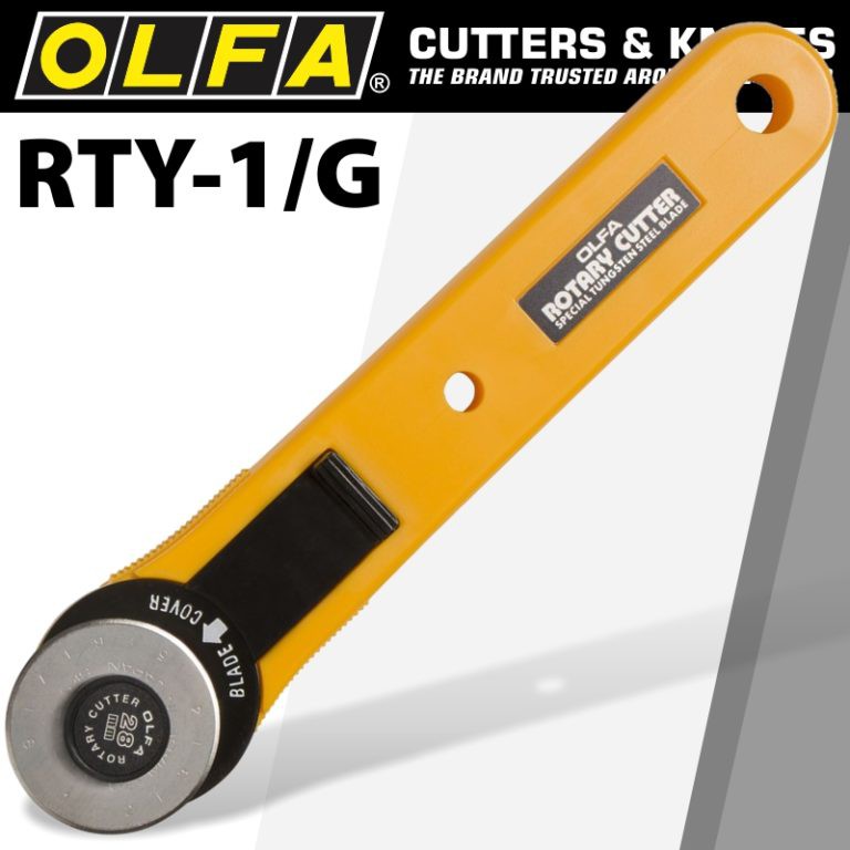 Dao tròn xoay cắt vải của Nhật - Rotary Cutter OLFA (RTY-1/G) 28mm