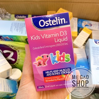 Vitamin D3 Ostelin Úc cho bé