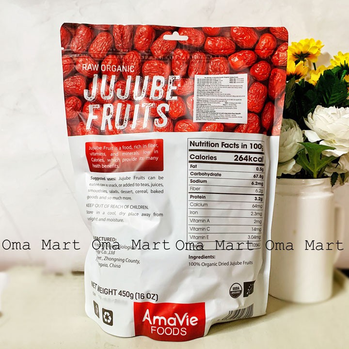 Táo đỏ hữu cơ Amavie Foods 450g