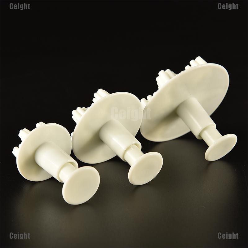 Set 3 khuôn cắt kẹo mềm trang trí bánh tạo hình bông tuyết xinh xắn
