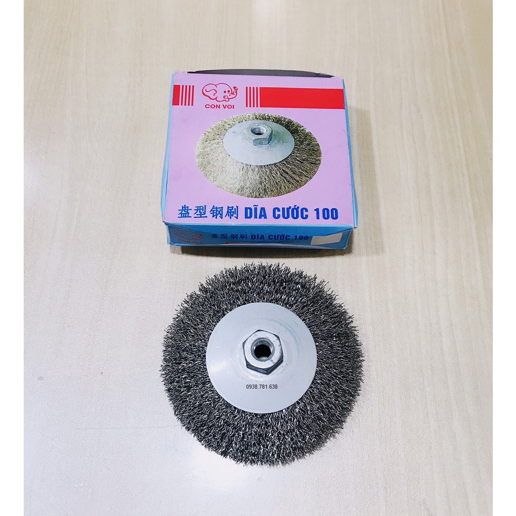 Dĩa Cước Inox Chà Gỉ 100M10