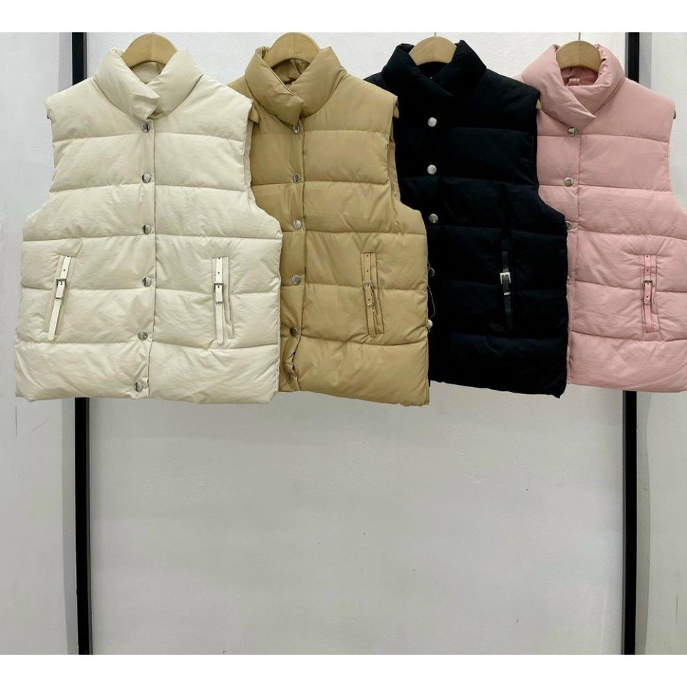 Áo phao nữ hàn quốc, áo khoác ghi lê nữ cao cấp dễ mặc dễ phối đồ giữ ấm rất tốt hàng quảng châu loại 1