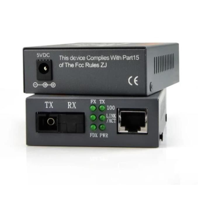 1 Bộ Chuyển Đổi Netlink Htb 3100 Fiber Optic Sang Lan Media Converter A + B