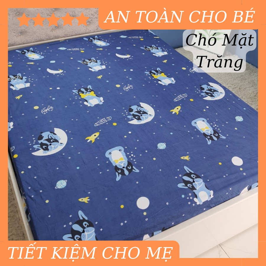 Ga chống thấm cotton HÀN QUỐC không nóng, không bí, thoáng mát - Ga chống thấm cotton bảo vệ đệm NGUYỆT ÁNH BEDDING