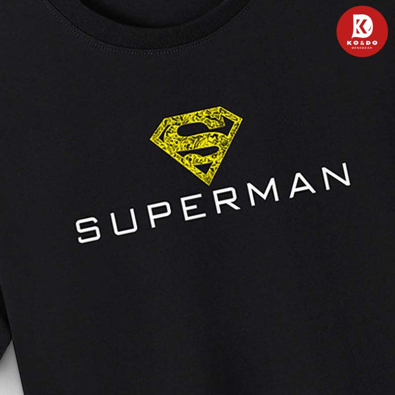 Áo thun nam KO&DO Áo tay lỡ nam mã TT26 họa tiết Superman ngắn tay thể thao đẹp mùa hè tập gym vải cotton | BigBuy360 - bigbuy360.vn