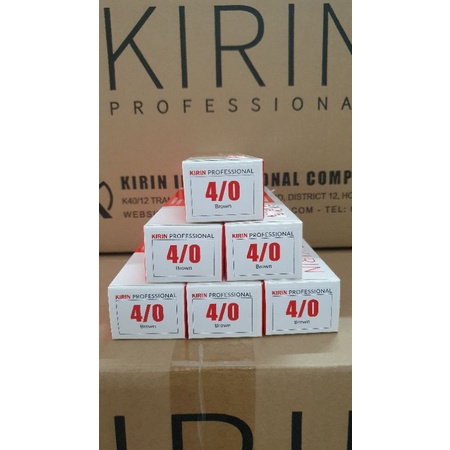 Thuốc nhuộm tóc dưỡng chất collagen mềm mượt, bóng tóc + Oxy trợ nhuộm | KIRIN 4/0