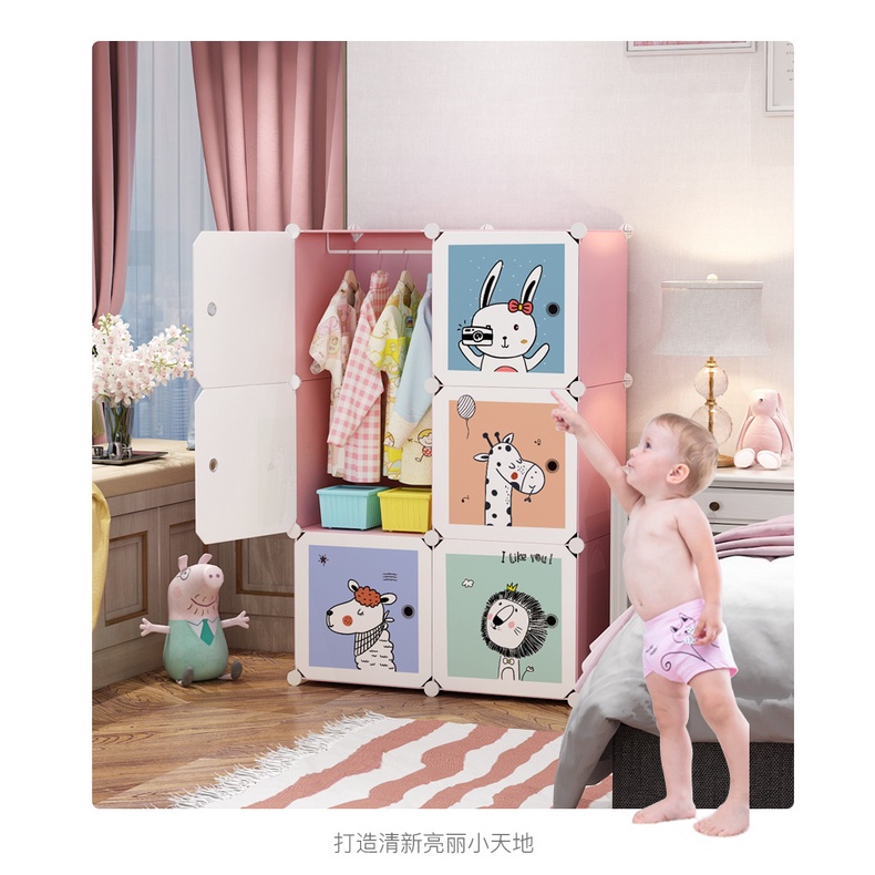 Tủ nhựa ghép 6 ô ( hàng giá sốc) V LUCKY HOUSE VLK56