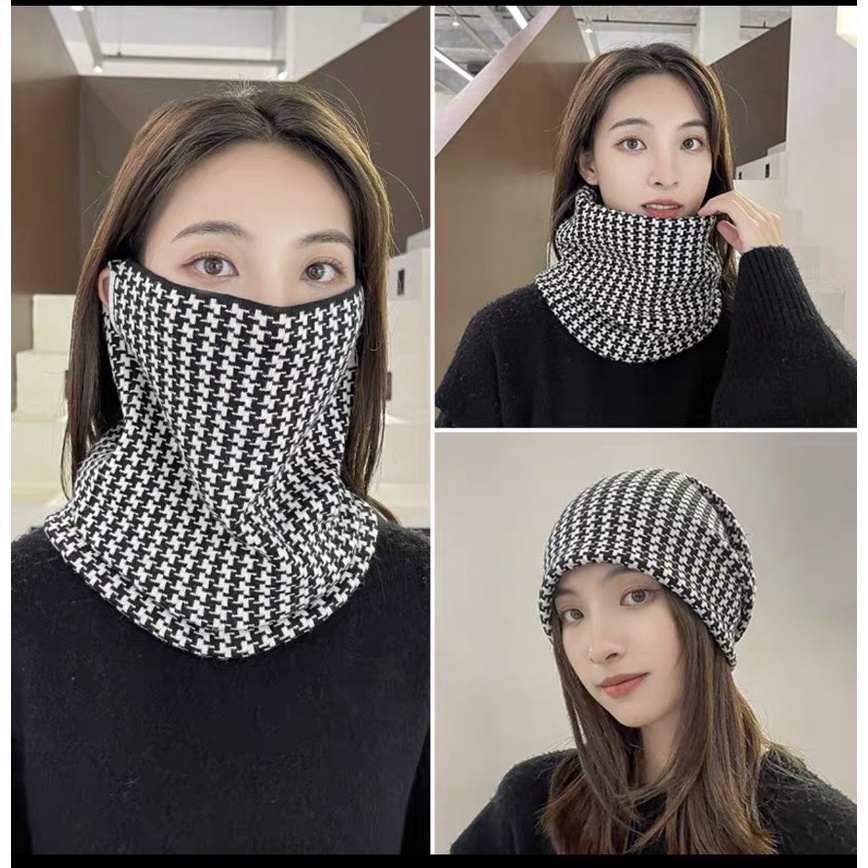 HG0269 khăn quàng cổ/khăn chùm đầu nữ thun co giãn thu đông hàng nhập