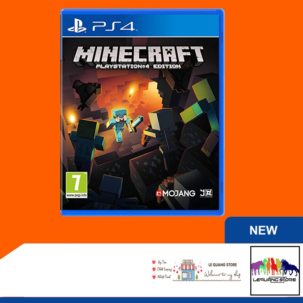 Đĩa game PS4: Minecraft: PlayStation 4 Edition