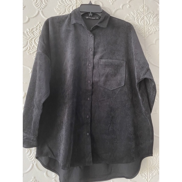 Áo sơ mi nhung tăm zara xịn vnxk