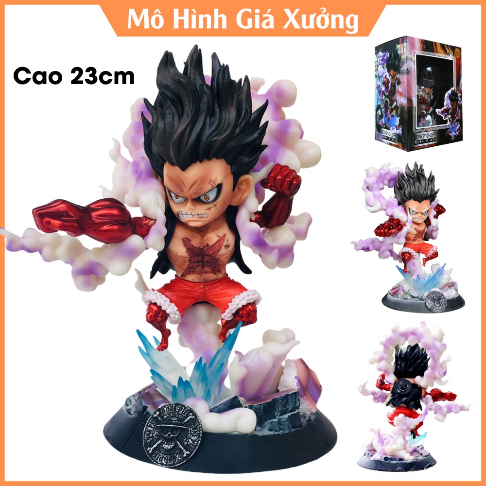 Mô hình Luffy mũ rơm One Piece gear 4 Snake Man haki Cao 23cm - Figure Tượng  Monkey D.Luffy Vua Hải Tặc