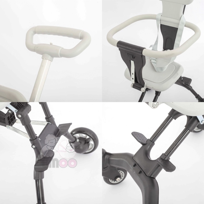 Xe đẩy gấp gọn Umoo UM-02134, thiết kế nhỏ gọn, màu sắc tươi sáng,an toàn,tiện lợi