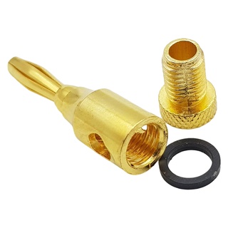 [HCM] Jack bắp chuối 4mm mạ vàng