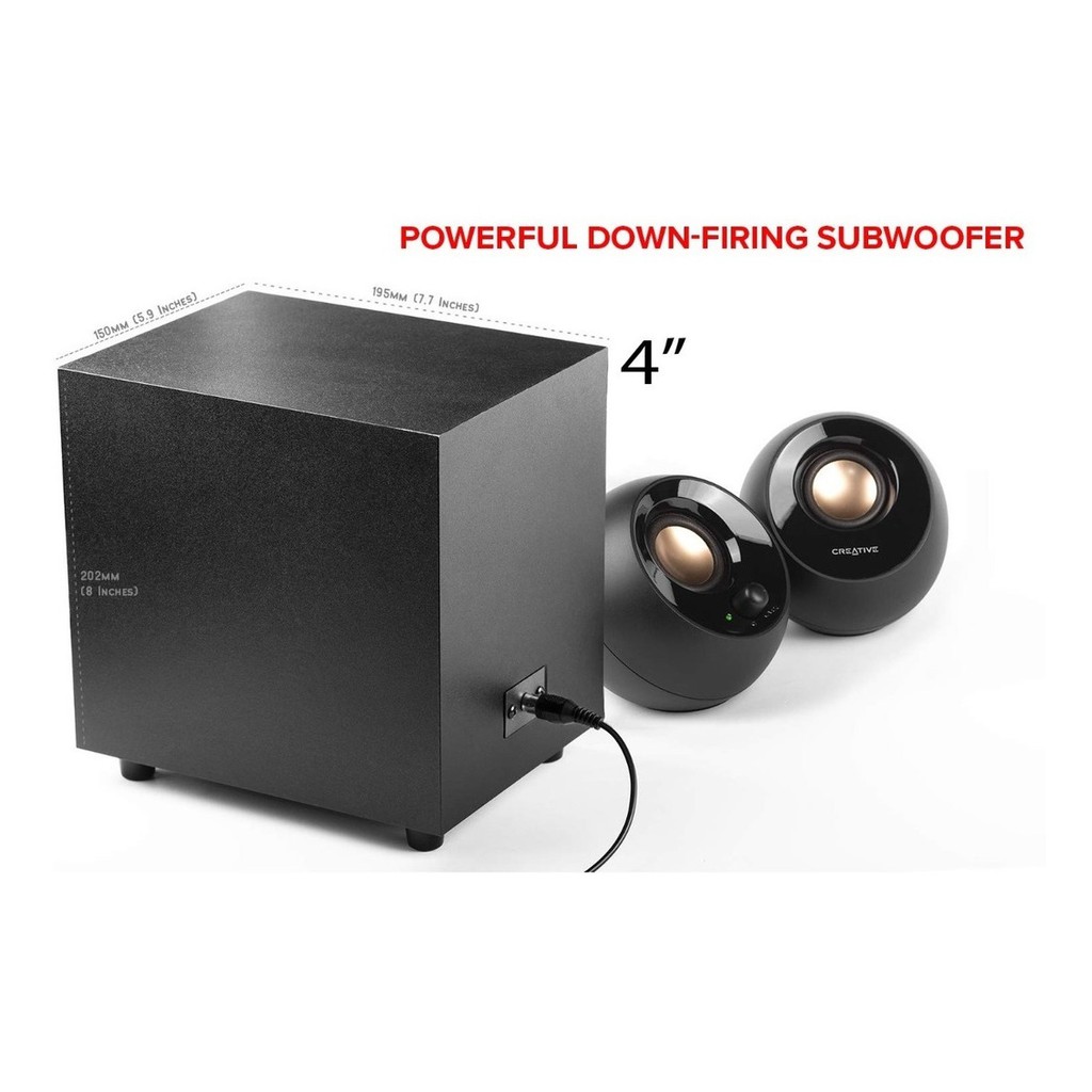 Loa Creative Pebble Plus 2.1 Black