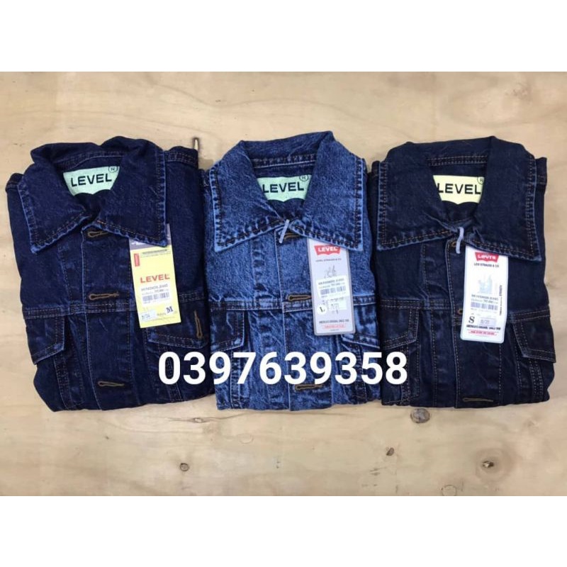 Áo Khoác Bò Nam Levi's chuẩn đẹp ẢNH THẬT hàng có sẵn