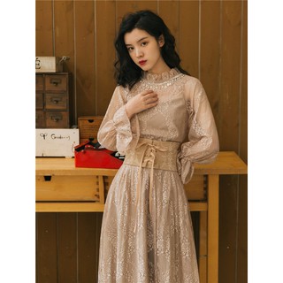 (R200) đầm ulzzang tiểu thư retro Pháp(có ảnh thật)