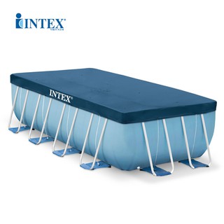 TẤM PHỦ BỂ KHUNG KIM LOẠI CHỮ NHẬT INTEX 28037