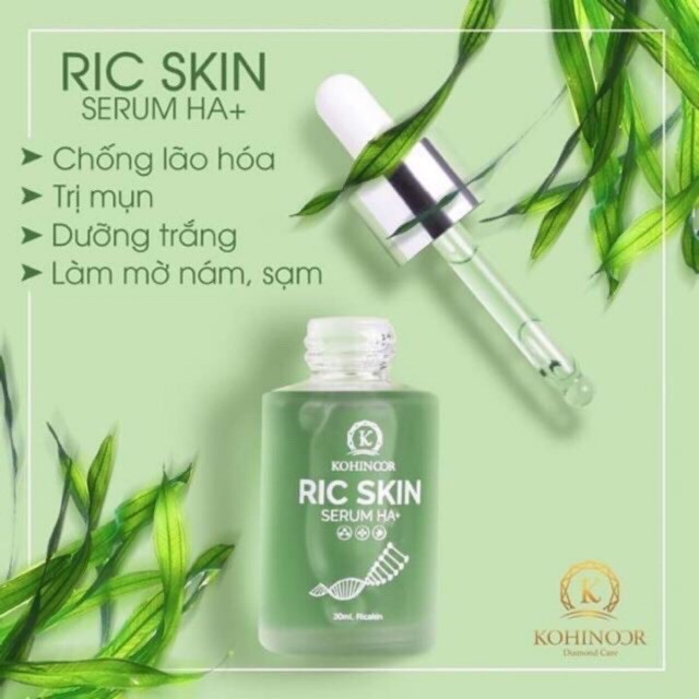 [𝑭𝑹𝑬𝑬𝑺𝑯𝑰𝑷] - ✦ CAO CẤP ✦ - SERUM RIC SKIN LOẠI BỎ MUN, NÁM, TÀN NHAN, DƯỠNG TRẮNG DA