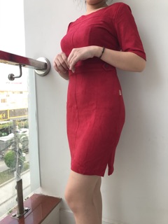Đầm nữ chất nhung cao cấp GenViet