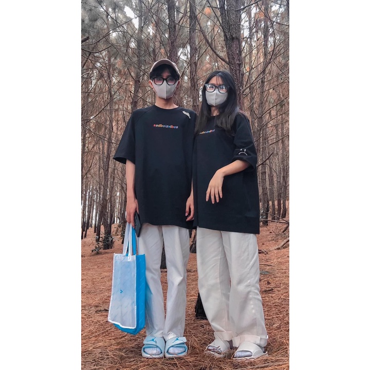 Áo thun nam nữ form rộng unisex, áo phông tay lỡ phong cách Sad boiz 7 màu phong cách đường phố Zadola fashion