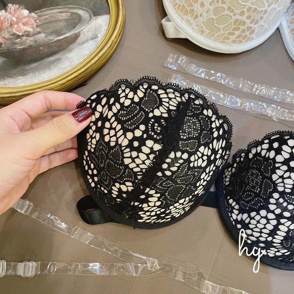 Áo Lót Nữ Đẹp ❤️FREESHIP❤️ Áo Ngực Nữ đệm tim phối họa tiết ren hoa có gọng quyến rũ điệu đà mẫu BRA11