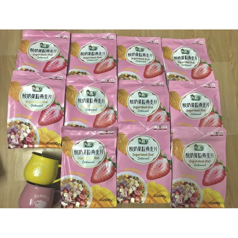 NGŨ CỐC SỮA CHUA DẺO OATMEAL 500gr