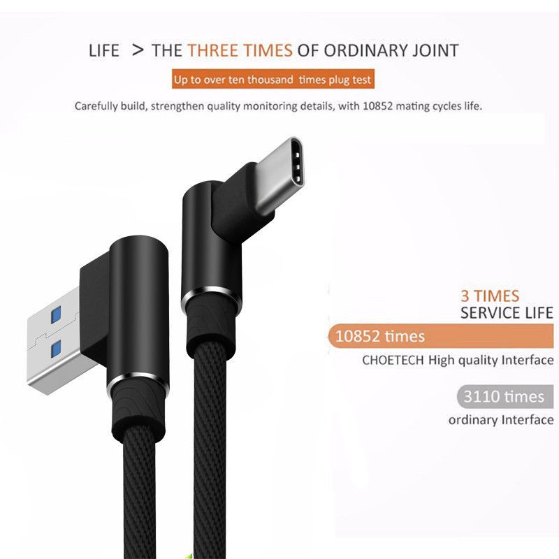 Cáp sạc giao diện Micro USB 2.0 / USB 3.1 Loại C / IOS