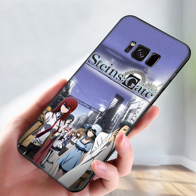 Ốp lưng hình Steins;Gate Anime cho Samsung Galaxy Note 20 Ultra 10 9 8 Plus A60 A70 A70s M40