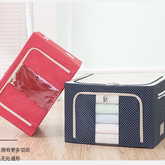 Hộp Đựng Quần Áo Chăn Màn Khung Thép Cao Cấp Loại To Đa Năng Tiện Lợi 88306