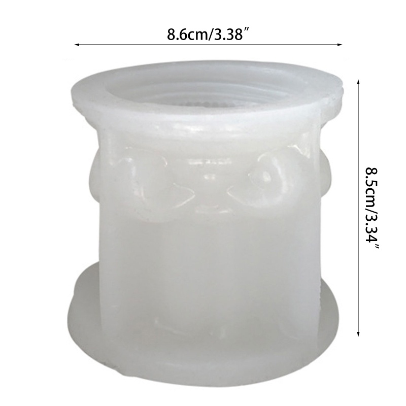 Khuôn Làm Nến Thủ Công Hình Cột Phong Cách La Mã Cổ Điển Siêu Bền Linh Hoạt