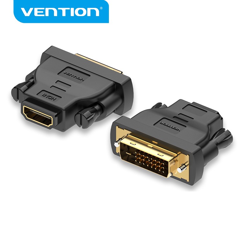 Đầu chuyển đổi VENTION đầu cắm DVI sang lỗ cắm HDMI hai chiều DVI-D(24+1) 1080P cho Laptop Raspberry Pi