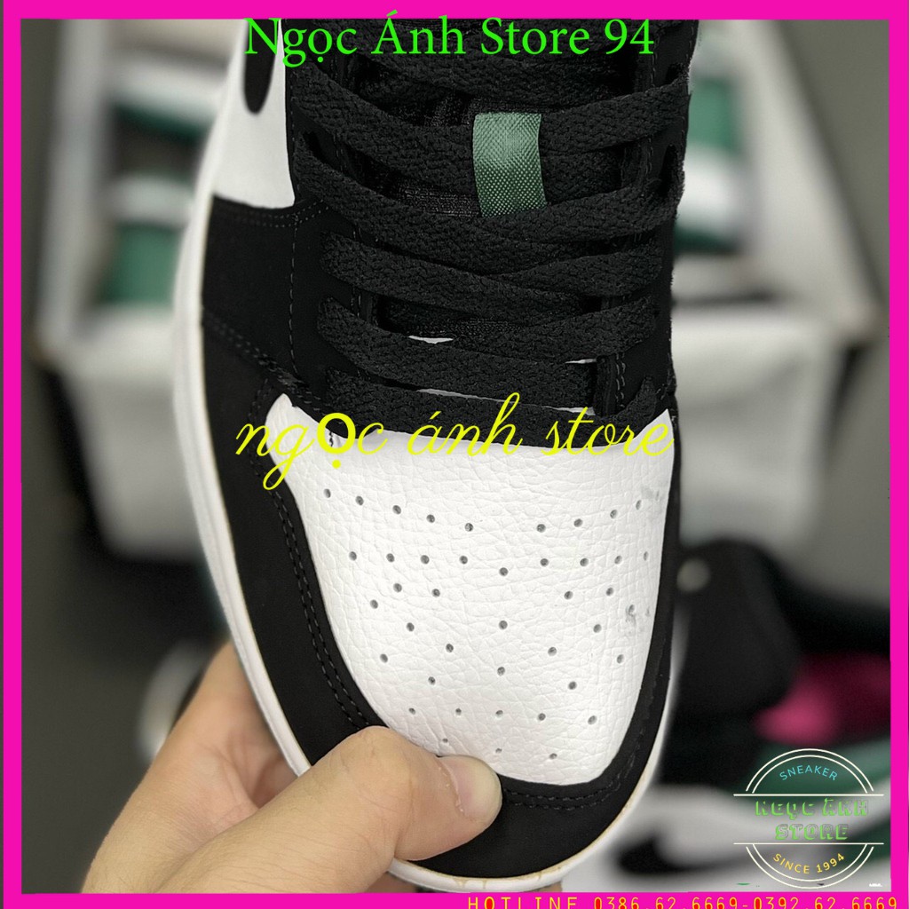 Giày jordan thấp xanh lá, Giày Sneaker Jordan Low Xanh Lá Đậm Giày Thể Thao Nam Nữ Thấp Cổ Full Phụ KIện